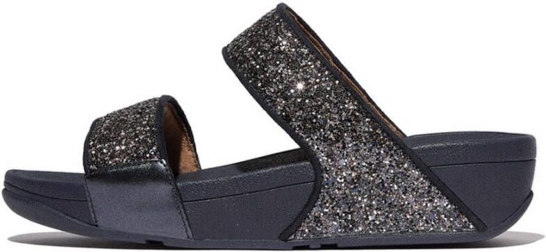 Fitflop Slippers LULU Badslipper slides sandaal met glitter