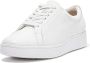 FitFlop ™ Sneakers Dames Lage sneakers Damesschoenen Leer Rally Tennis Wit - Thumbnail 3