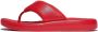 FitFlop Iqushion D-Luxe Padded Leather Toe-Post Sandals ROOD - Thumbnail 2