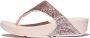 Fitflop Teenslippers LULU dianette pantoffel slides met kleurrijke glitter - Thumbnail 2