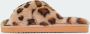 Flip Flop Pantoffels Cross*fur leo 2 in een trendy luipaard-look - Thumbnail 1