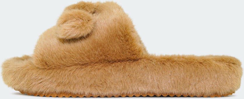 Flip Flop Pantoffels Fur*buckle met siergesp