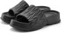 French Connection Slippers Badepantoffel mule sandaal open schoen badeschoen - Thumbnail 1