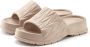 French Connection Slippers Badepantoffel mule sandaal open schoen badeschoen - Thumbnail 1