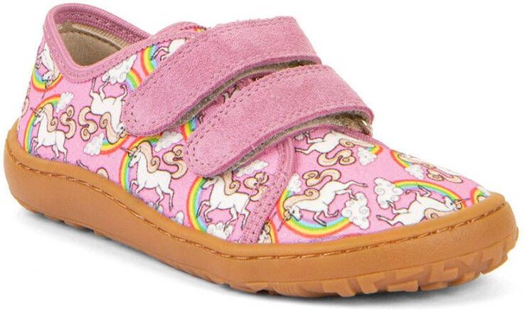 Froddo Barefootschoenen BAREFOOT CANVAS Sneaker klittenbandschoen met katoenvoering