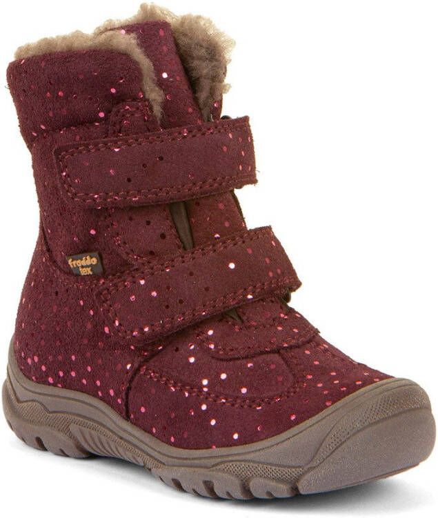 Froddo Winterlaarzen LINZ WOOL TEX HIGH Klittenbandlaars snowboots met wollen voering