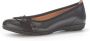 Gabor Moderne Zwarte Leren Ballerina Schoenen Black Dames - Thumbnail 2