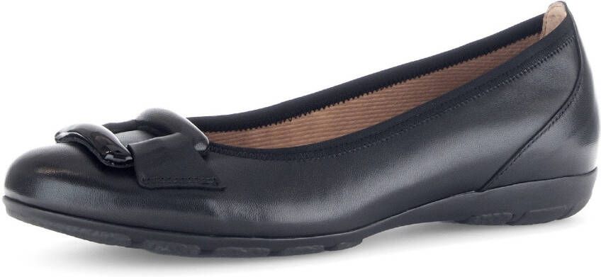 Gabor Ballerina's businessschoen lage schoen instapschoen comfortabele elastische afwerking