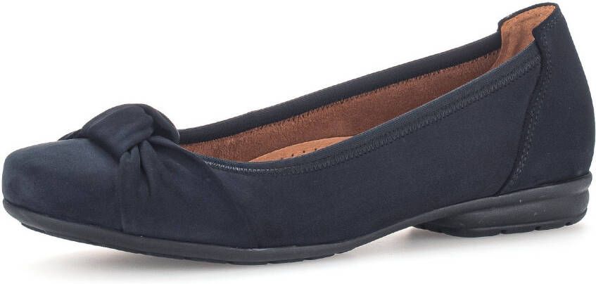 Gabor Ballerina's Florence Business schoenen slippers met modieuze knoop breedte G