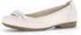 Gabor Ivoor Leren Klassieke Comfortabele Ballerina's Beige Dames - Thumbnail 2