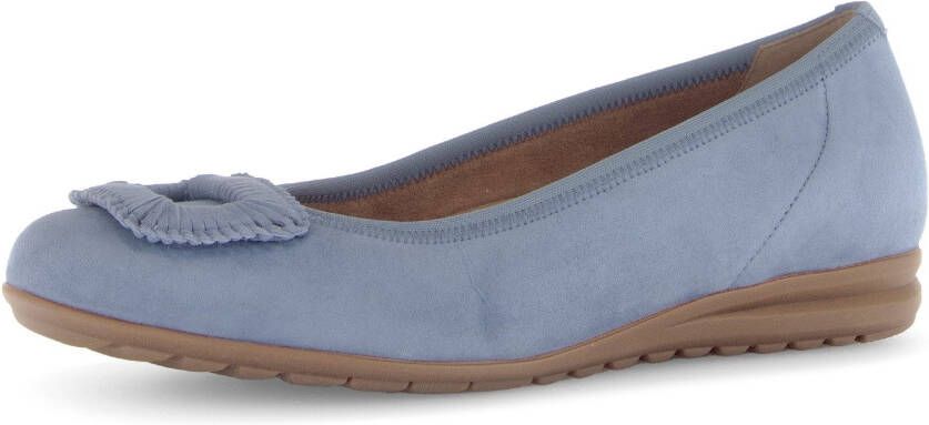 Gabor Ballerina's Florence comfort schoen zakelijke schoen elastische afwerking comfortbreedte g (= breed)