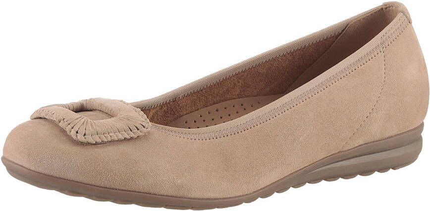 Gabor Ballerina's Florence comfort schoen zakelijke schoen elastische afwerking comfortbreedte g (= breed)