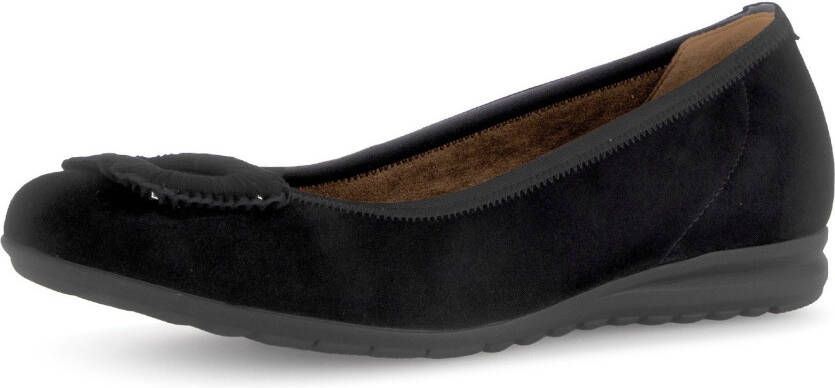 Gabor Ballerina's Florence comfort schoen zakelijke schoen elastische afwerking comfortbreedte g (= breed)