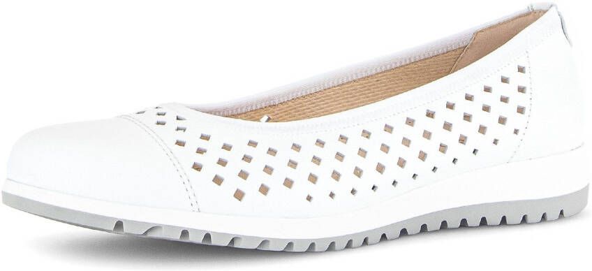 Gabor Ballerina's Florence slipper vrijetijdsschoen halfschoen in comfortabele schoenwijdte g (wijd)