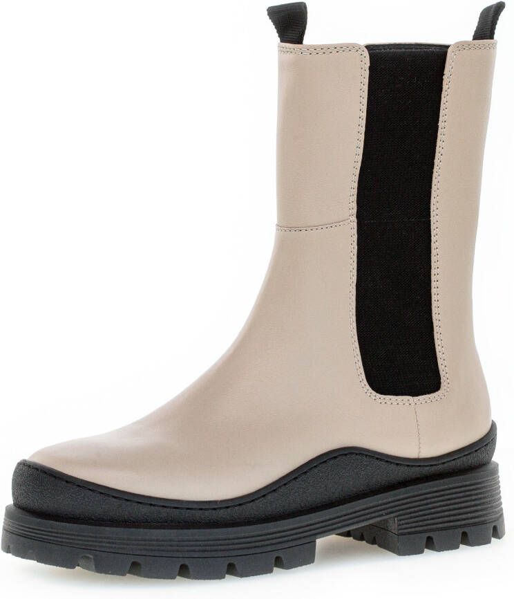 Gabor Chelsea boots beige Leer 182422 Dames - Foto 2