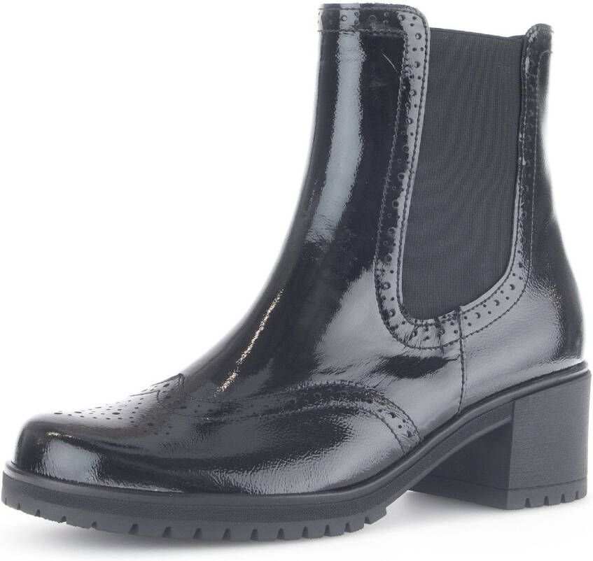 Gabor Chelsea-boots blokhak business schoen enkellaars met best fitting-uitrusting