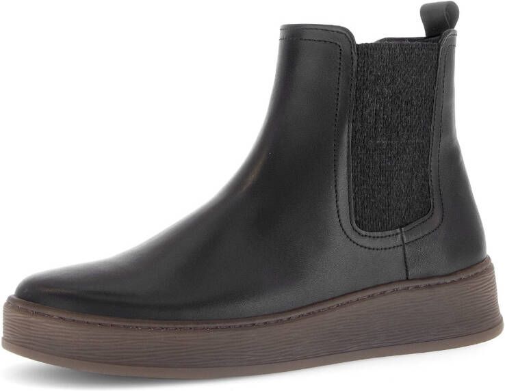 Gabor Chelsea-boots Florence plateau instaplaarzen enkellaarsjes met verwisselbaar voetbed