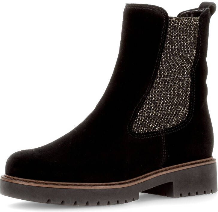 Gabor Chelsea-boots Kos Blokhak enkellaars in comfortwijdte H (= zeer wijd)
