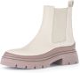 Gabor Beige Leren Zomerlaarsjes Beige Dames - Thumbnail 2
