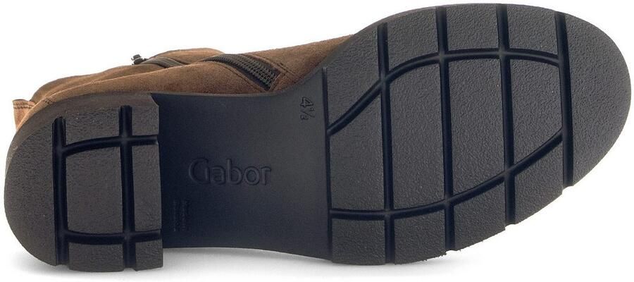 Gabor Laarsjes blokhak enkellaarsjes zakelijke laarzen met subtiele siernaden - Foto 6