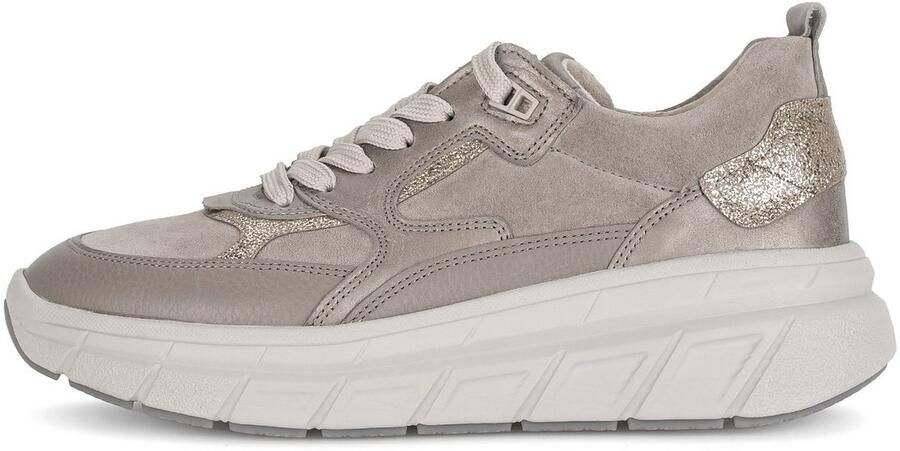 Gabor Sneakers met sleehak Plateau veterschoen lage schoen met Best Fitting-uitvoering - Foto 4