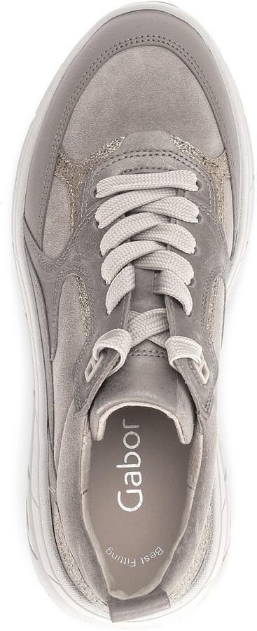 Gabor Sneakers met sleehak Plateau veterschoen lage schoen met Best Fitting-uitvoering - Foto 8