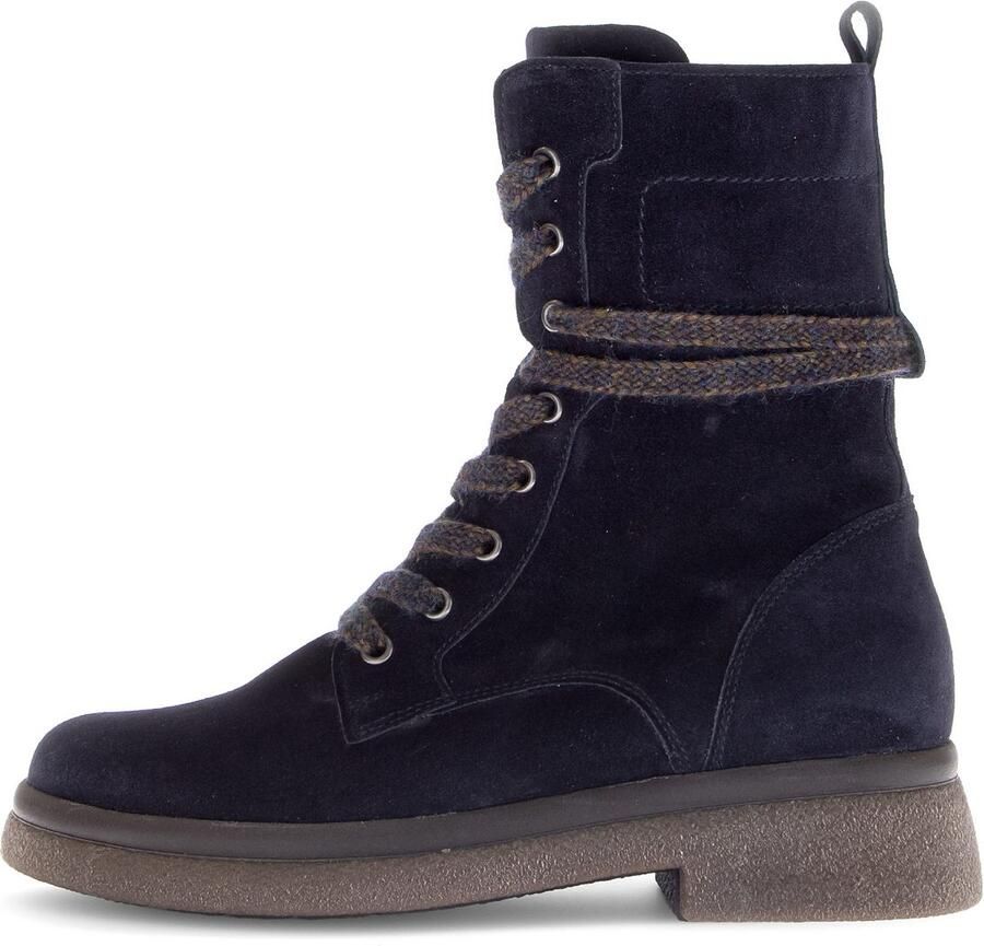 Gabor Veterschoenen blokhak veterlaarsjes met binnenritssluiting g-wijdte