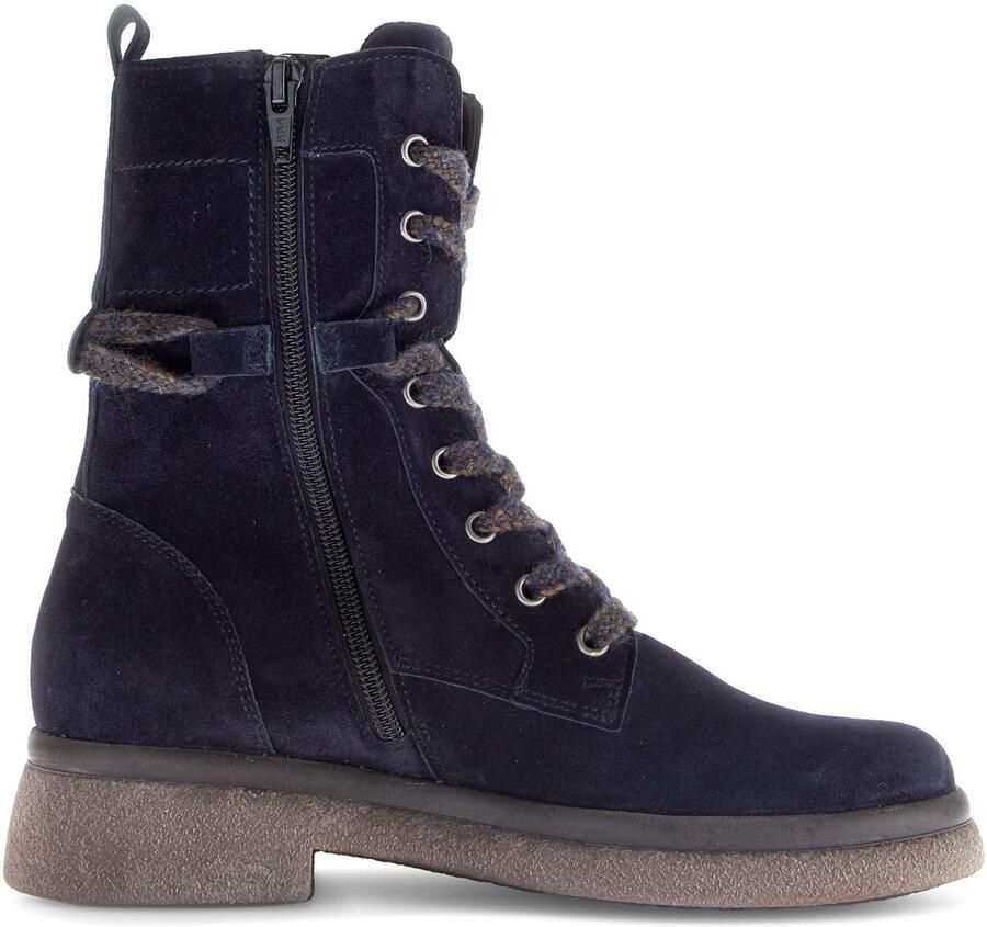 Gabor Veterschoenen blokhak veterlaarsjes met binnenritssluiting g-wijdte - Foto 2