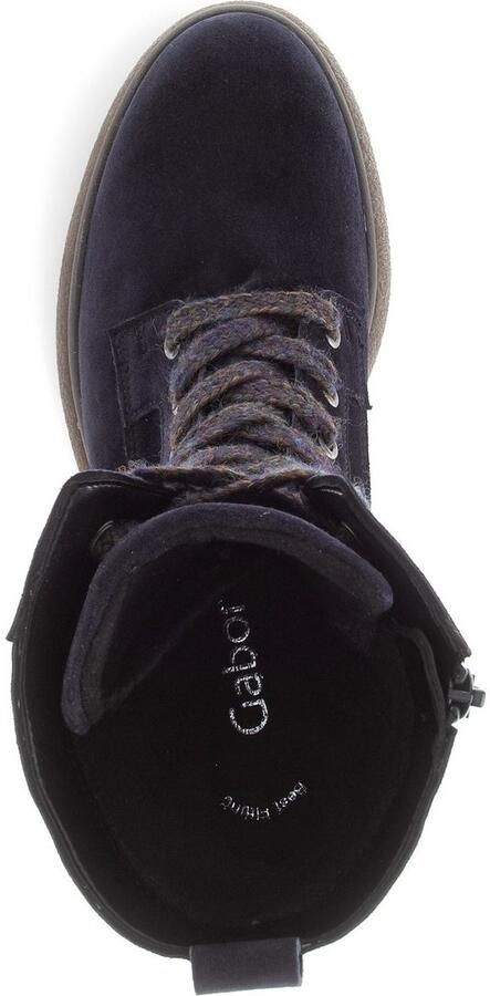 Gabor Veterschoenen blokhak veterlaarsjes met binnenritssluiting g-wijdte - Foto 4