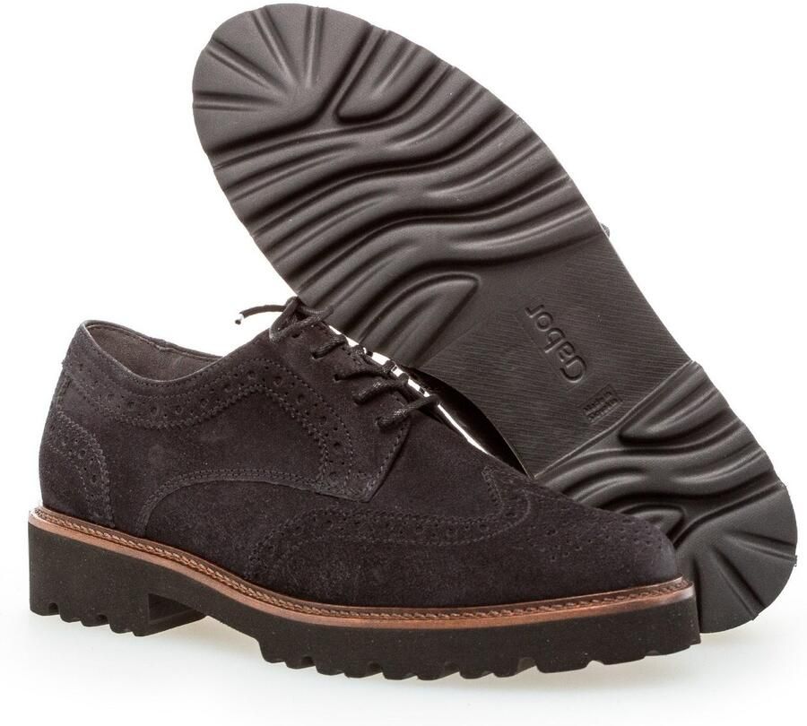 Gabor Veterschoenen met subtiele lyrische perforatie vrijetijdsschoen lage schoen veterschoen - Foto 3