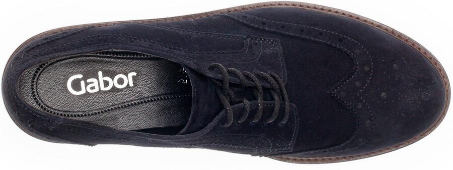 Gabor Veterschoenen met subtiele lyrische perforatie vrijetijdsschoen lage schoen veterschoen - Foto 11