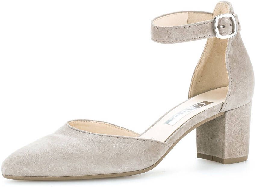 Gabor Taupe Suède Hoge Hak Enkellaarzen Beige Dames - Foto 5
