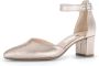 Gabor Dames Pumps Damesschoenen Geen hoogte 2 cm 21.340.64 Goud - Thumbnail 4