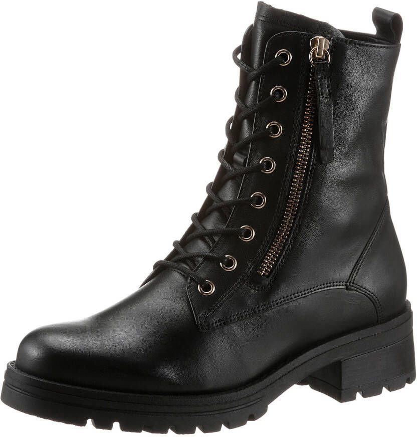 Gabor Hoge veterschoenen Kreta met twee ritssluitingen