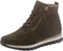 Gabor Groene Velvet High Top Sneaker Boots Green Dames - Thumbnail 2