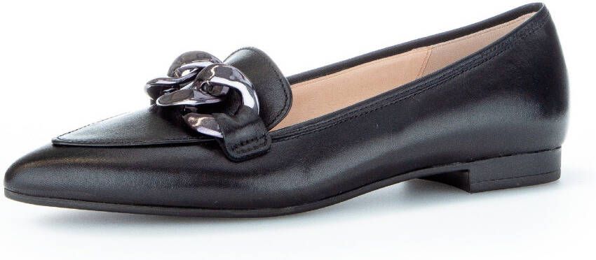 Gabor Zwarte Dames Ballerina's Elegante Instap Schoenen - Foto 4