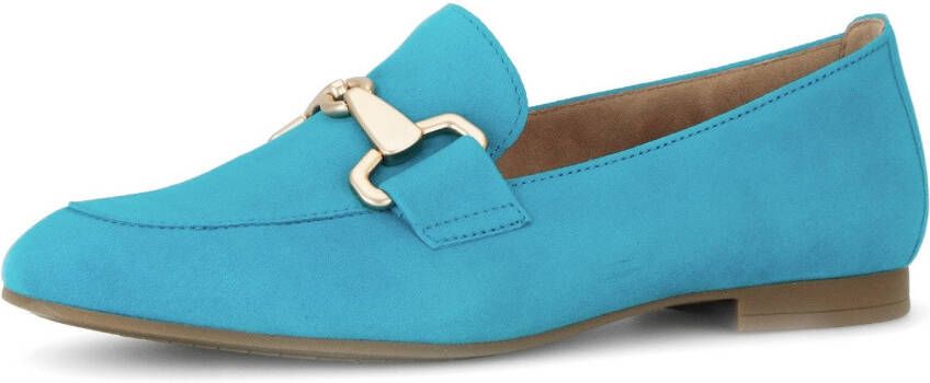 Gabor Instappers loafer lage schoen zakelijke schoen met elegante decoratieve gesp