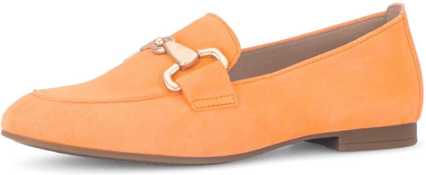 Gabor Instappers loafer lage schoen zakelijke schoen met elegante decoratieve gesp