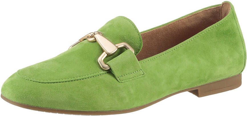 Gabor Instappers loafer lage schoen zakelijke schoen met elegante decoratieve gesp
