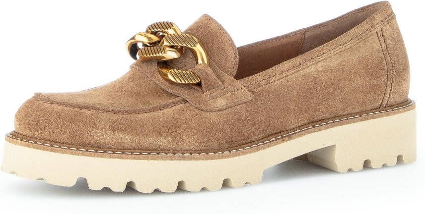 Gabor Mocc Krakeling Profiel Lion Brown G Wijdte Instapschoenen - Foto 6