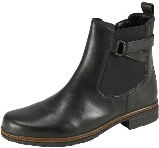 Gabor Enkellaarsje Dames Zwart Leder - Foto 2