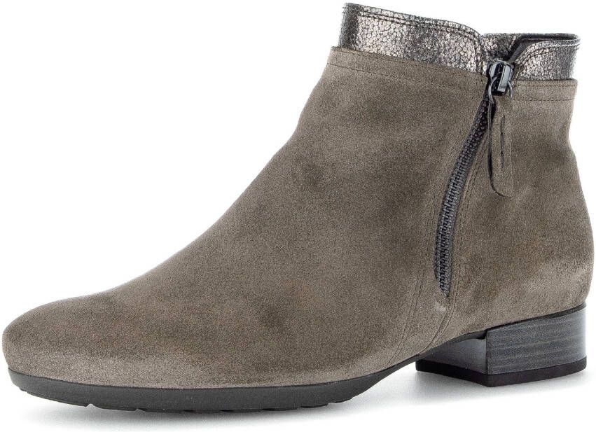 Gabor Laarsjes Pisa blokhak ankleboots comfort schoen in breedte h (=zeer breed)