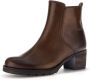 Gabor 800.1 Enkellaarsjes Enkelboots met rits Dames Cognac - Thumbnail 5