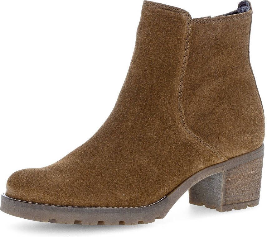 Gabor 800.1 Enkellaarsjes Enkelboots met rits Dames Cognac - Foto 4