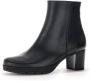 Gabor Elegante Zwarte Leren Enkellaars voor Dames Black Dames - Thumbnail 3