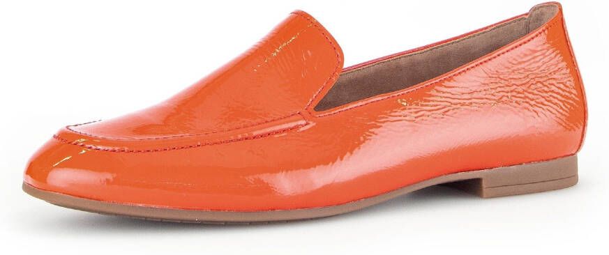 Gabor Beige Suède Loafers met Optifit Voetbed Beige Dames