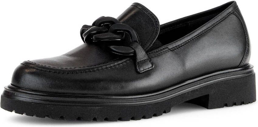 Gabor Loafers Davos businessmode slipper instapschoen lage schoen breedte h (zeer breed)
