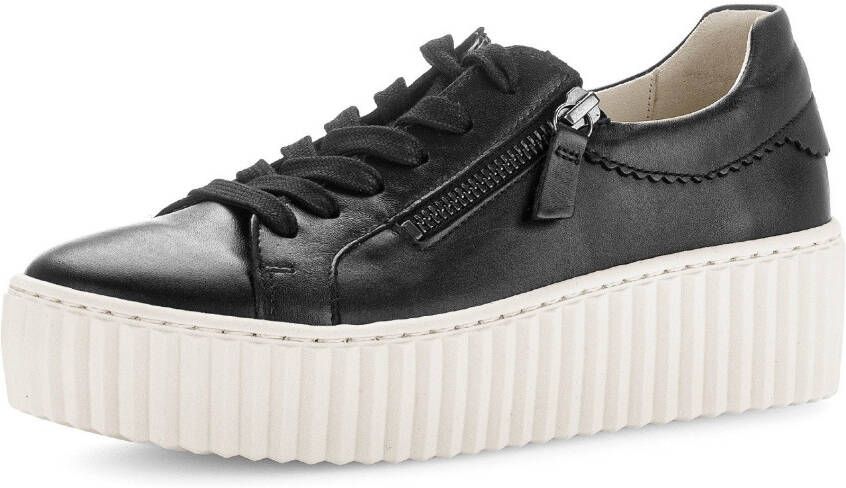Gabor Plateausneakers vrijetijdsschoen lage schoen veterschoen met best fitting-uitrusting