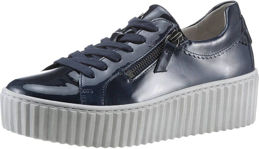 Gabor Plateausneakers vrijetijdsschoen lage schoen veterschoen met best fitting-uitrusting