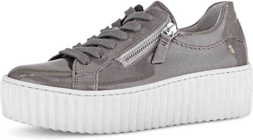 Gabor Plateausneakers vrijetijdsschoen lage schoen veterschoen met best fitting-uitrusting